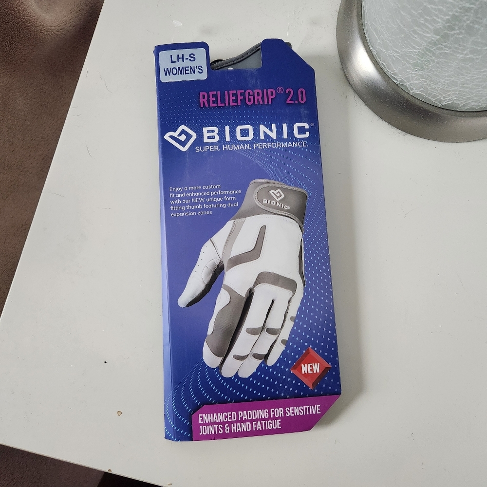NWT Bionic | ReliefGrip 2.0 Women's Golf Glove, Left Hand, Size Small